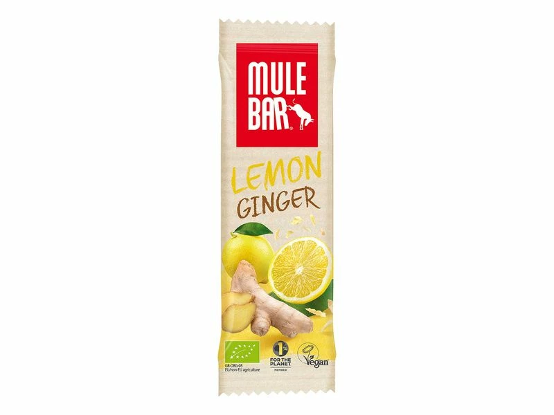 Mulebar Barre énergétique Citron, Gingembre, Guarana 3 Mulebar Barre énergétique Citron, Gingembre, Guarana