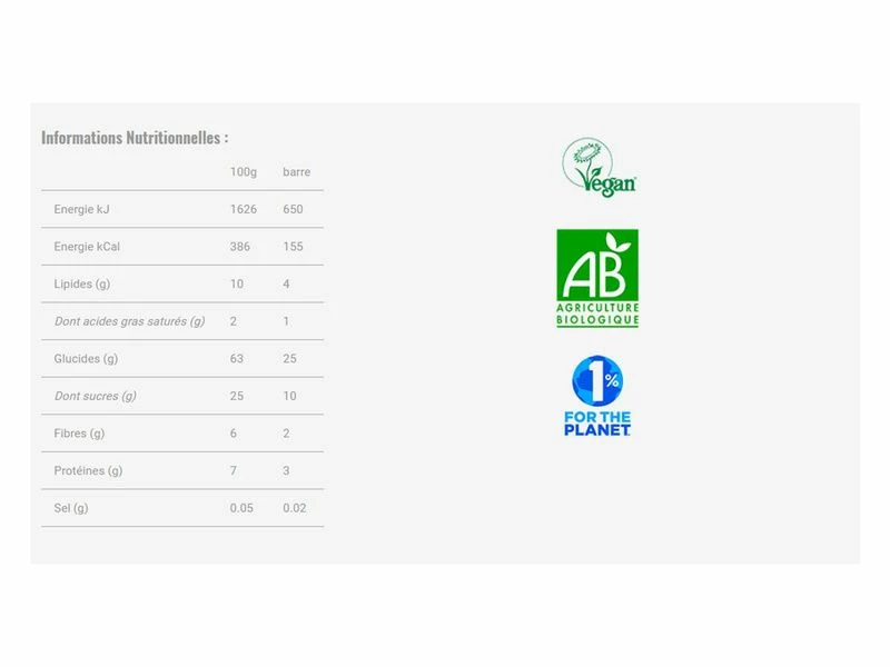 Mulebar Barre énergétique Citron, Gingembre, Guarana 4 Mulebar Barre énergétique Citron, Gingembre, Guarana – Image 2