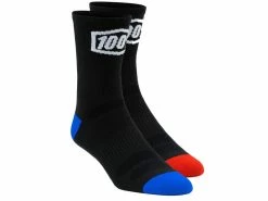100% Chaussettes Terrain Noir