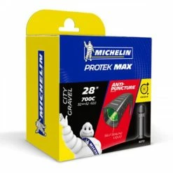 Chambre à Air MICHELIN Protek Max 700x32/42c - Schräder - Auto-obturante Avec Gel Anti-crevaison - ETRTO 32/42-622