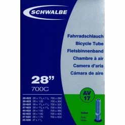 Chambre à Air Schwalbe AV17 28p Valve Schräder - ETRTO 28/47-609/635 11 Chambre à Air Schwalbe AV17 28p Valve Schräder - ETRTO 28/47-609/635 -Vélo Soldes av17 bis