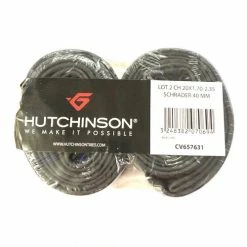 Chambre à Air Lot De 2 Chambres à Air Hutchinson 20x1.70/2.35 Valve Schrader 40mm ETRTO 44/60-406