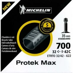 Chambre à Air MICHELIN Protek Max 700x32/42c - Schräder - Auto-obturante Avec Gel Anti-crevaison - ETRTO 32/42-622 8 Chambre à Air MICHELIN Protek Max 700x32/42c - Schräder - Auto-obturante Avec Gel Anti-crevaison - ETRTO 32/42-622 -Vélo Soldes mic060975