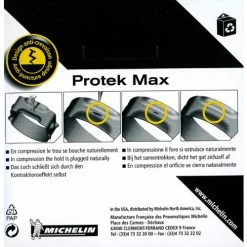 Chambre à Air Michelin Protek Max 20x1.50/1.85 - Schräder - Auto-obturante Avec Gel Anti-crevaison - ETRTO 37/47-406 -Vélo Soldes protek 1 1 1 1