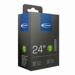 Chambre à Air Schwalbe AV10 24p Valve Schräder - ETRTO 40/62-507/520 -Vélo Soldes schwalbe tube av10