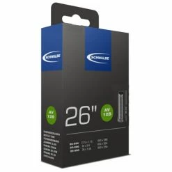 Chambre à Air Schwalbe AV12B 26p (650A) Valve Schräder - ETRTO 20/25-590 / 28-584 -Vélo Soldes schwalbe tube av12b