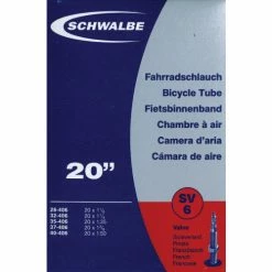Chambre à Air Schwalbe SV6 20p Valve Presta De 40 Mm - ETRTO 28/40-406