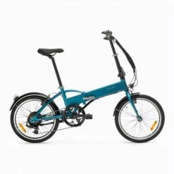 Vélo Pliant Electrique B'TWIN TILT 500 Bleu