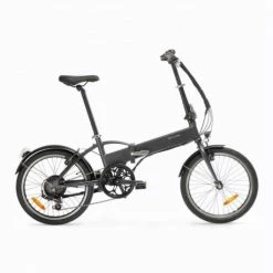Vélo Pliant Electrique B'TWIN TILT 500 Gris/Noir